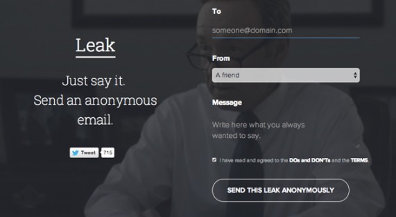 با Leak ایمیل بدون هویت ارسال کنید - آریامونز