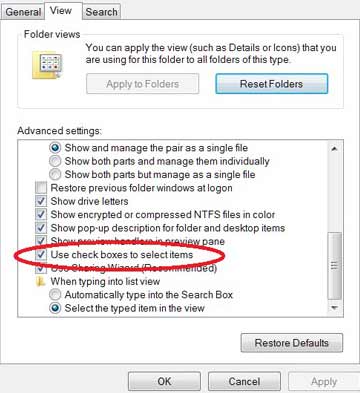 انتخاب همزمان چند فایل در ویندوز اکسپلورر